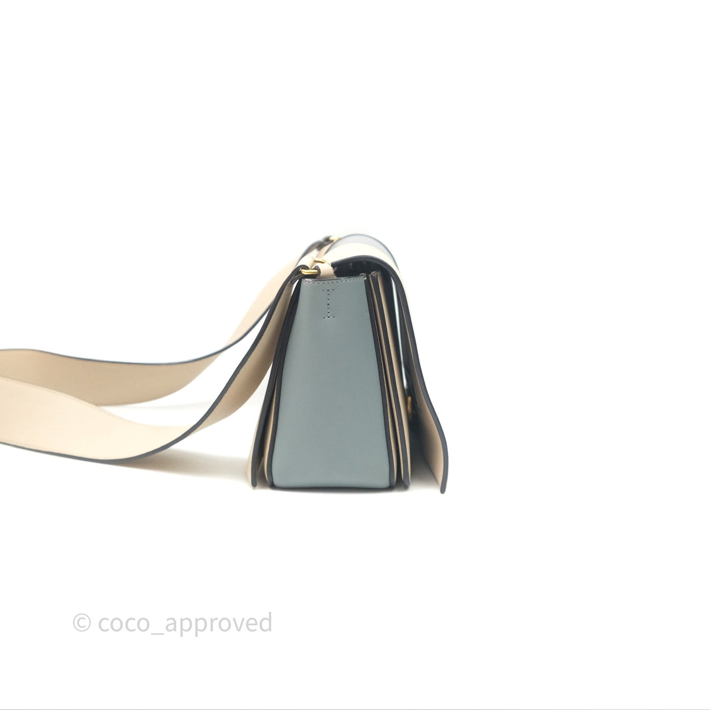 Celine Frame Bag Blue & Optic White