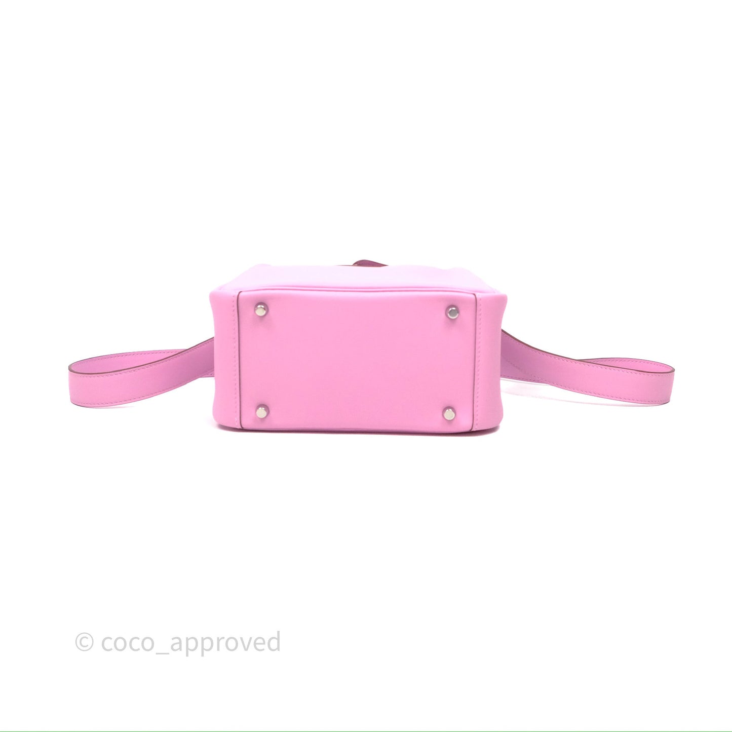 Hermès Mini Lindy 20 Swift Mauve Sylvestre X9 Palladium Hardware