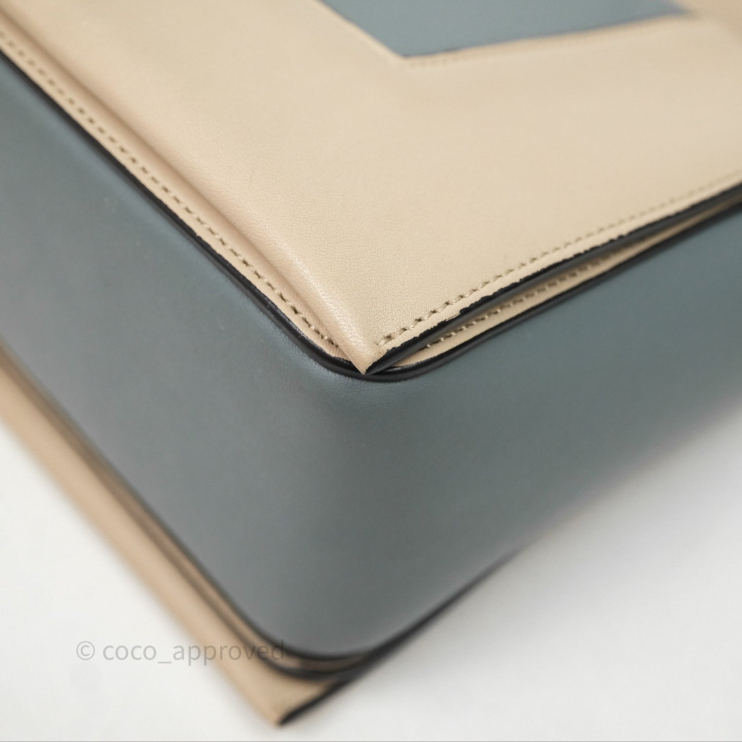 Celine Frame Bag Blue & Optic White