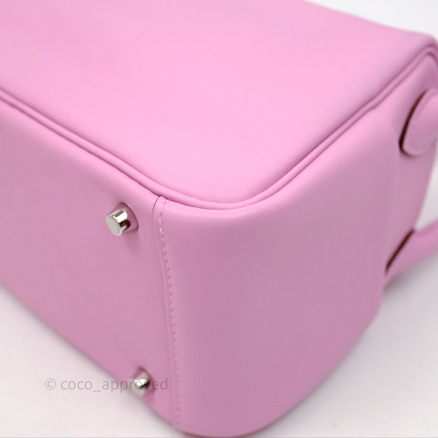 Hermès Mini Lindy 20 Swift Mauve Sylvestre X9 Palladium Hardware