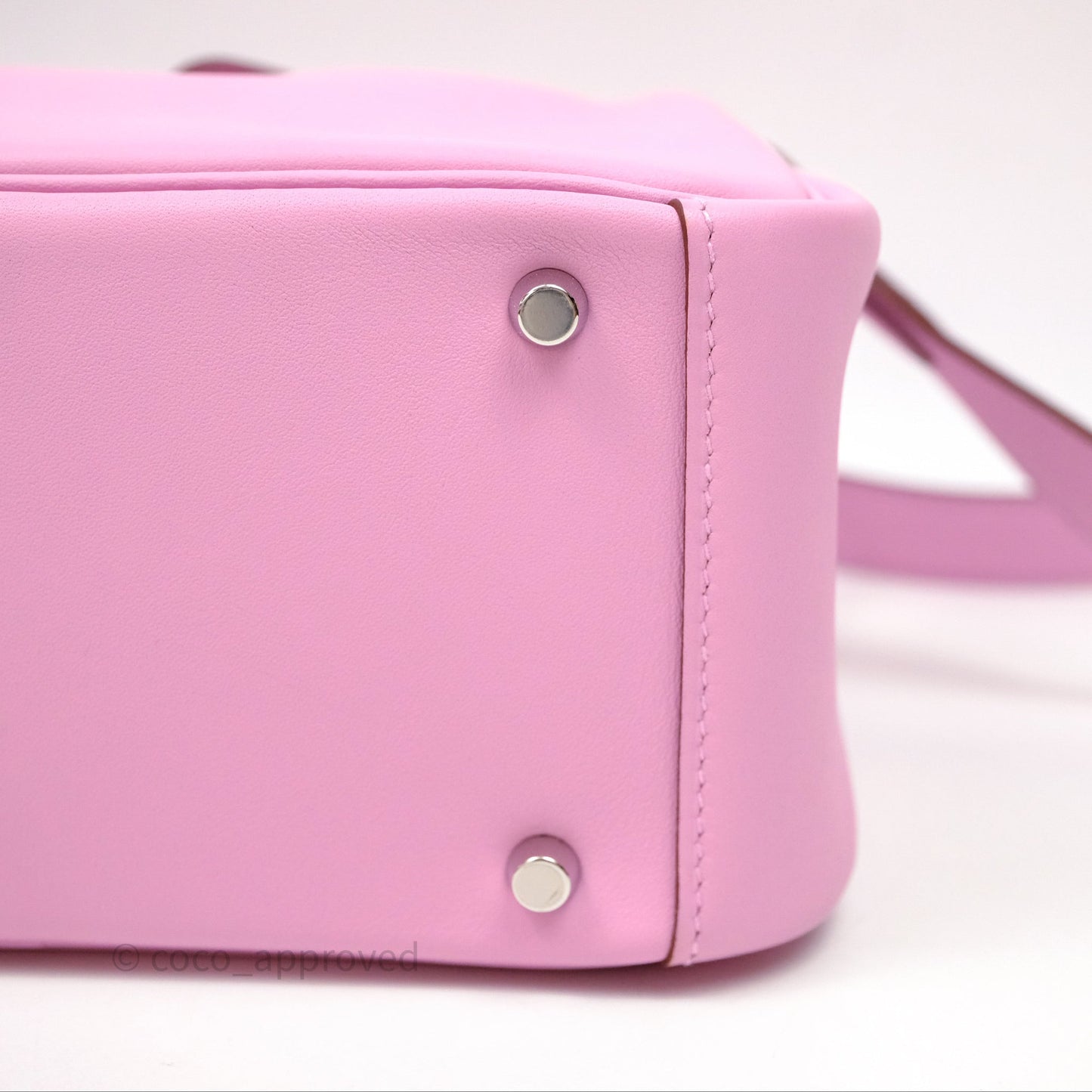 Hermès Mini Lindy 20 Swift Mauve Sylvestre X9 Palladium Hardware