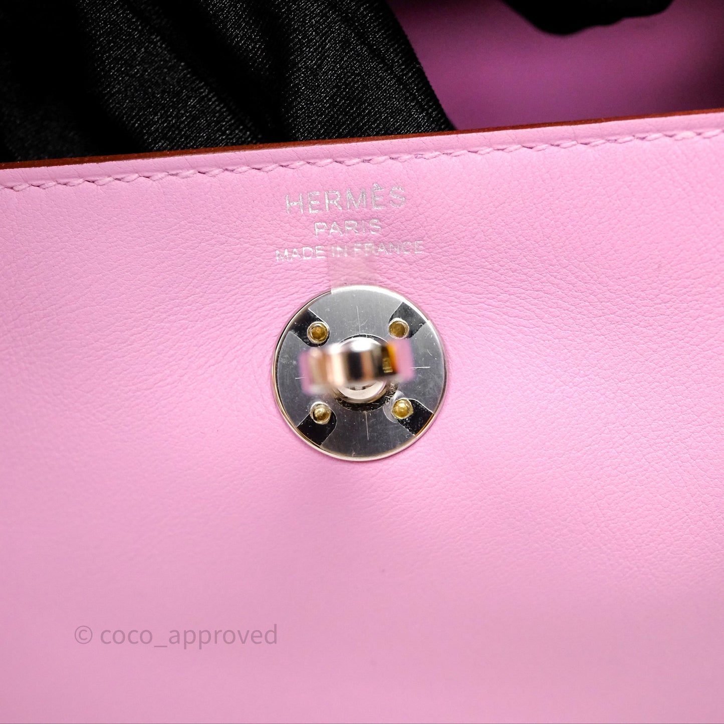 Hermès Mini Lindy 20 Swift Mauve Sylvestre X9 Palladium Hardware