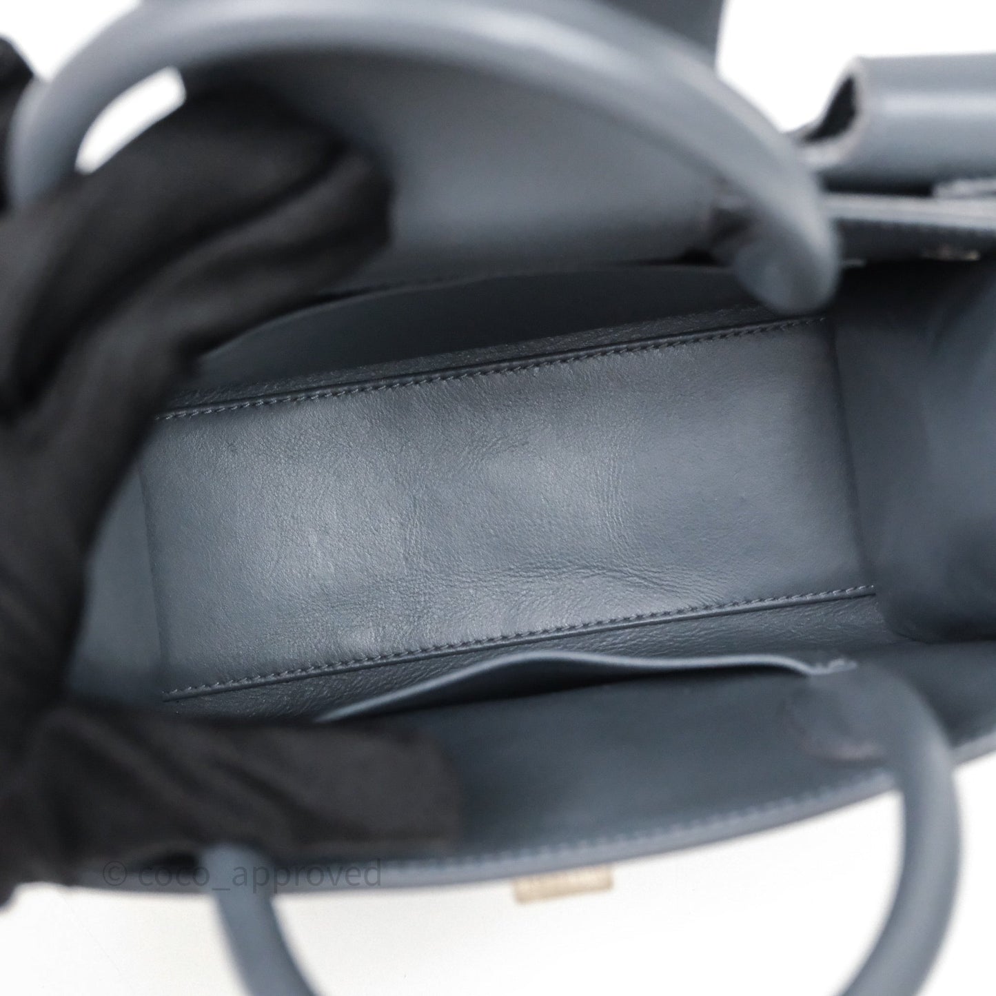 Christian Dior Mini Diorever Bag Grained Calfskin Grey