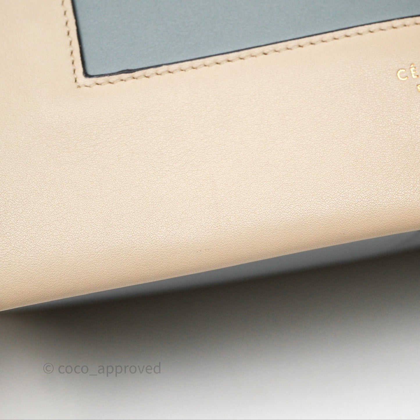Celine Frame Bag Blue & Optic White