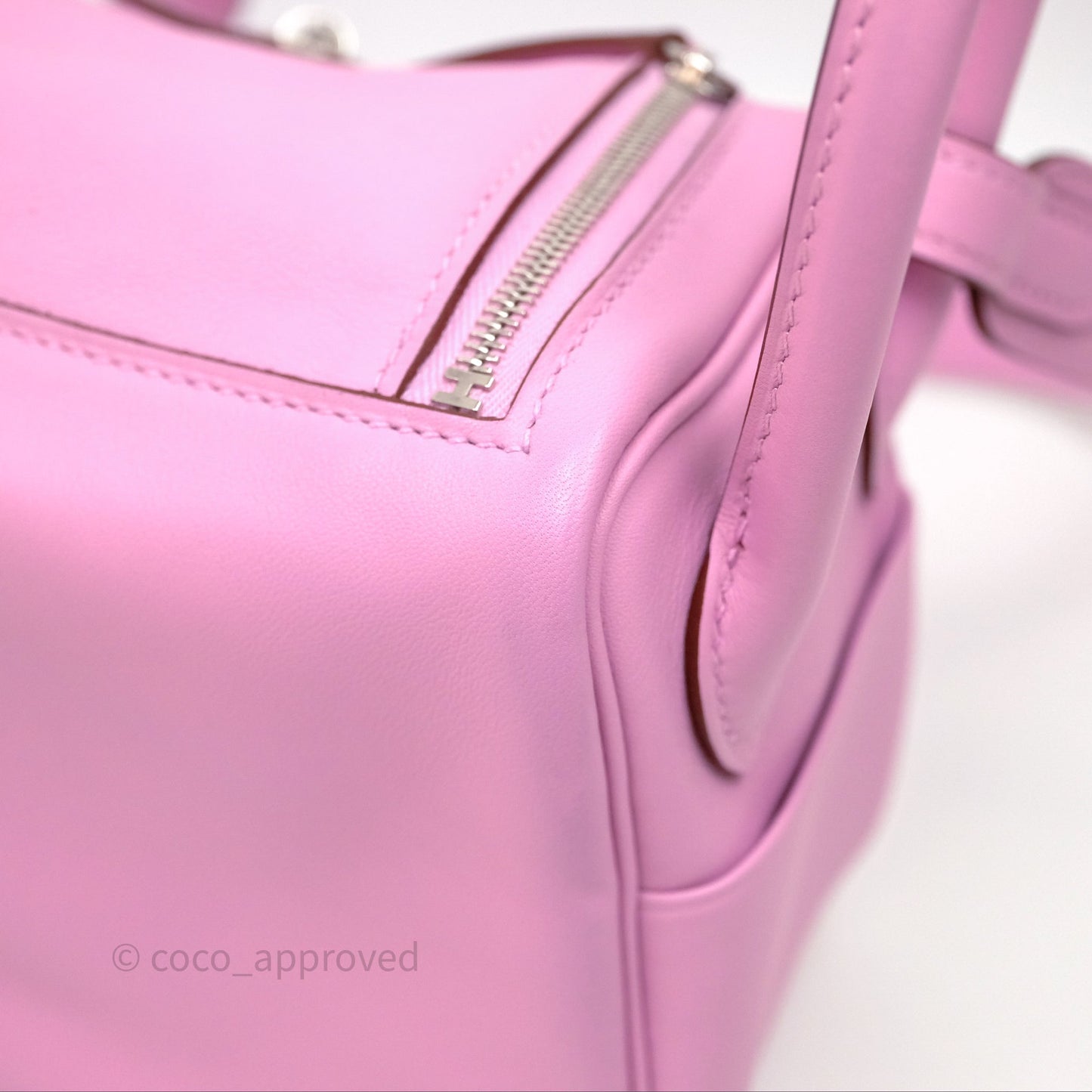 Hermès Mini Lindy 20 Swift Mauve Sylvestre X9 Palladium Hardware