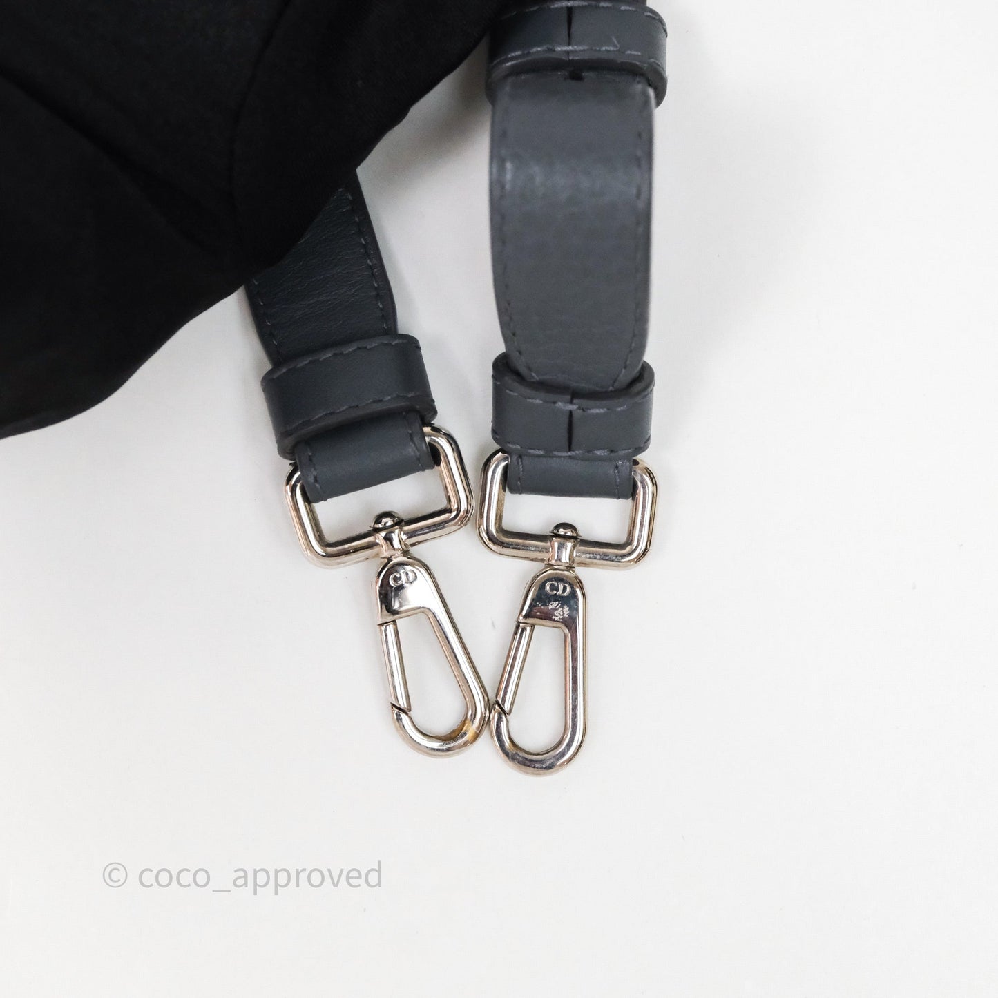 Christian Dior Mini Diorever Bag Grained Calfskin Grey