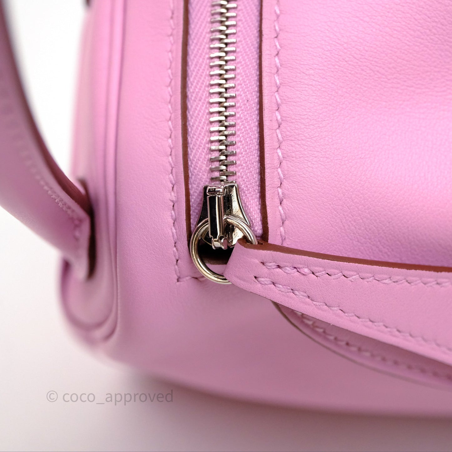 Hermès Mini Lindy 20 Swift Mauve Sylvestre X9 Palladium Hardware