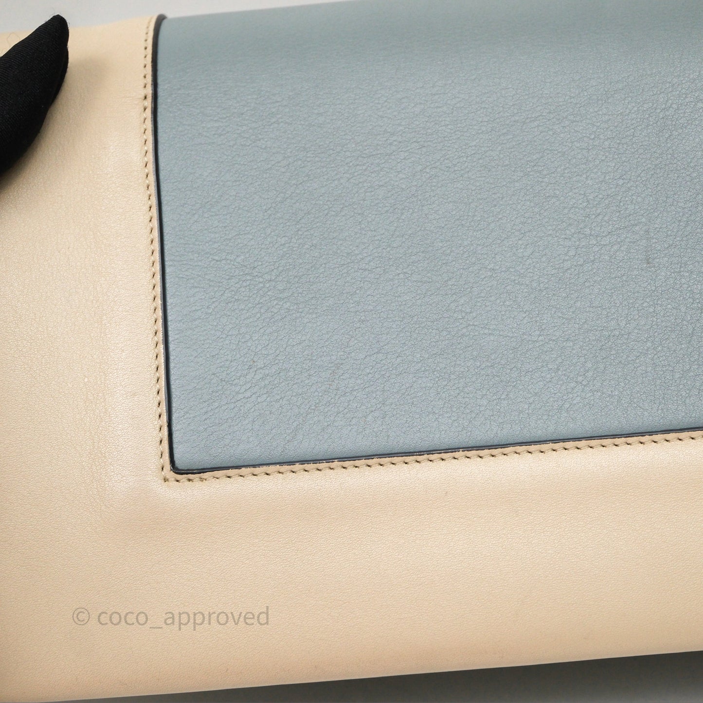 Celine Frame Bag Blue & Optic White