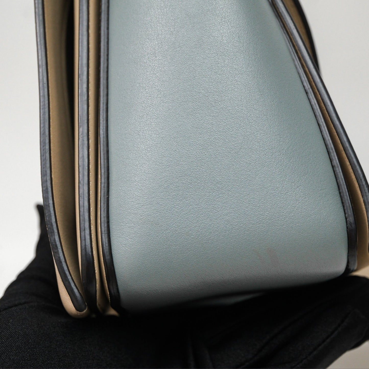 Celine Frame Bag Blue & Optic White