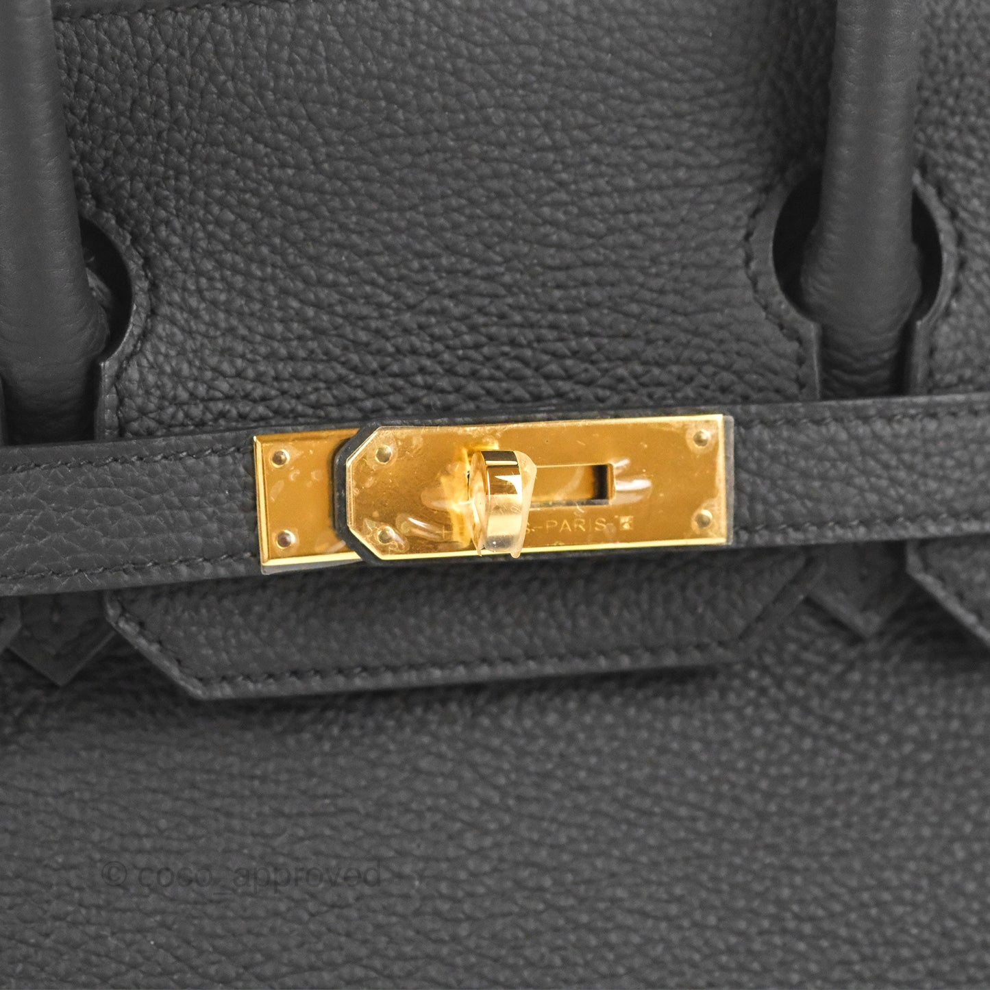 Hermès Birkin 30 Retourne Black Togo Gold Hardware