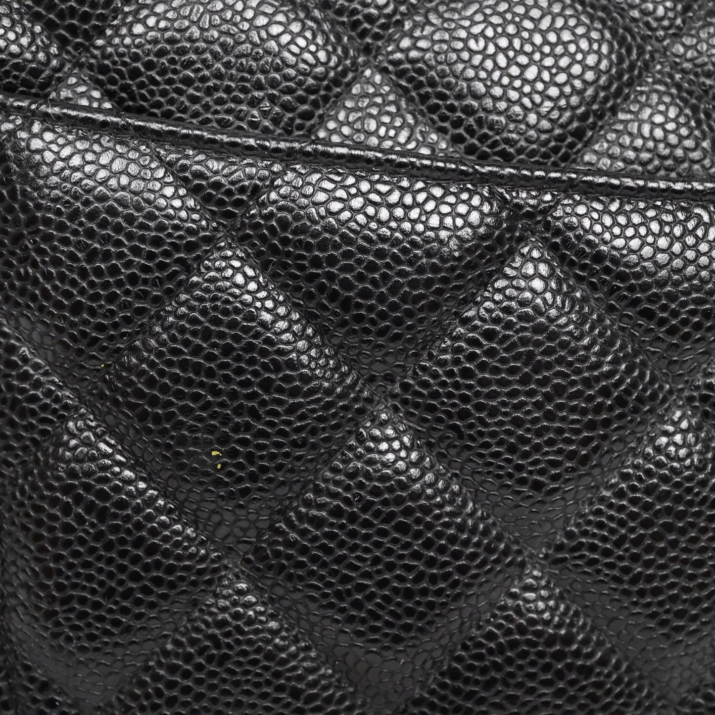Chanel Jumbo Single Flap Black Caviar Silver Hardware