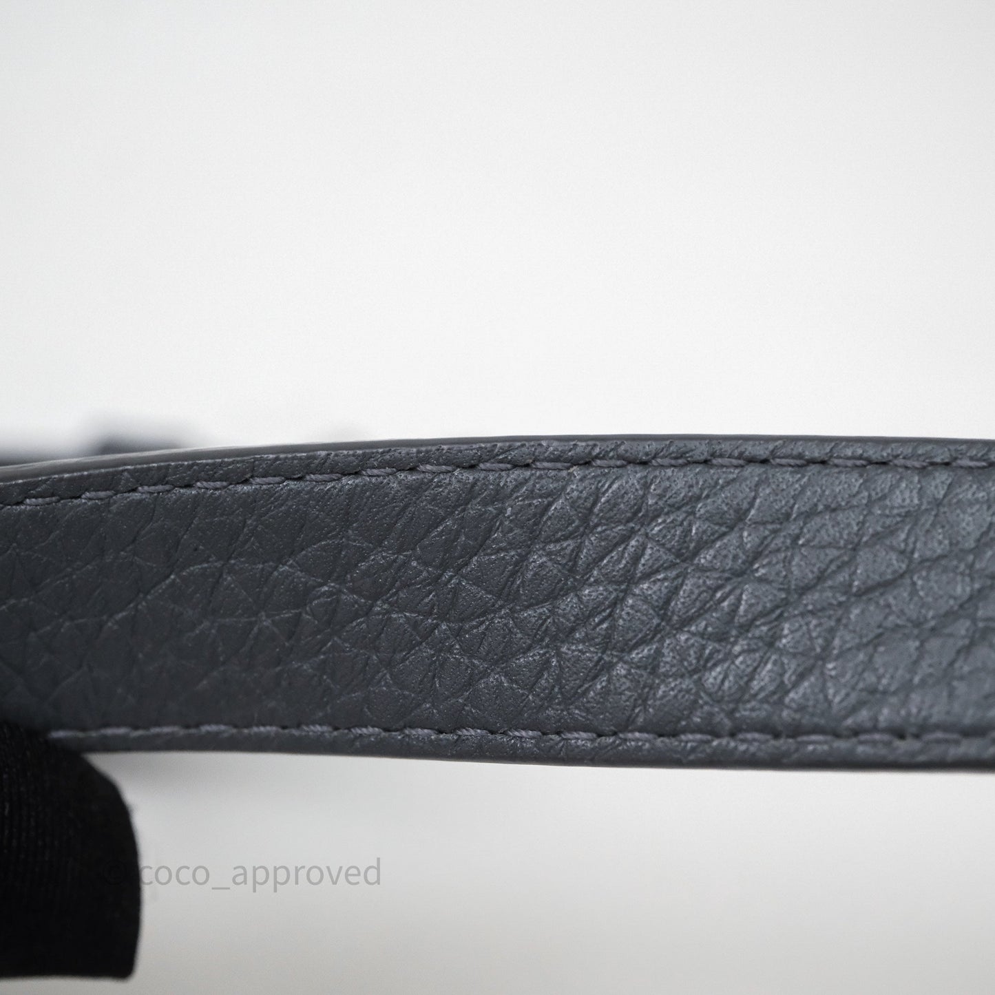 Christian Dior Mini Diorever Bag Grained Calfskin Grey