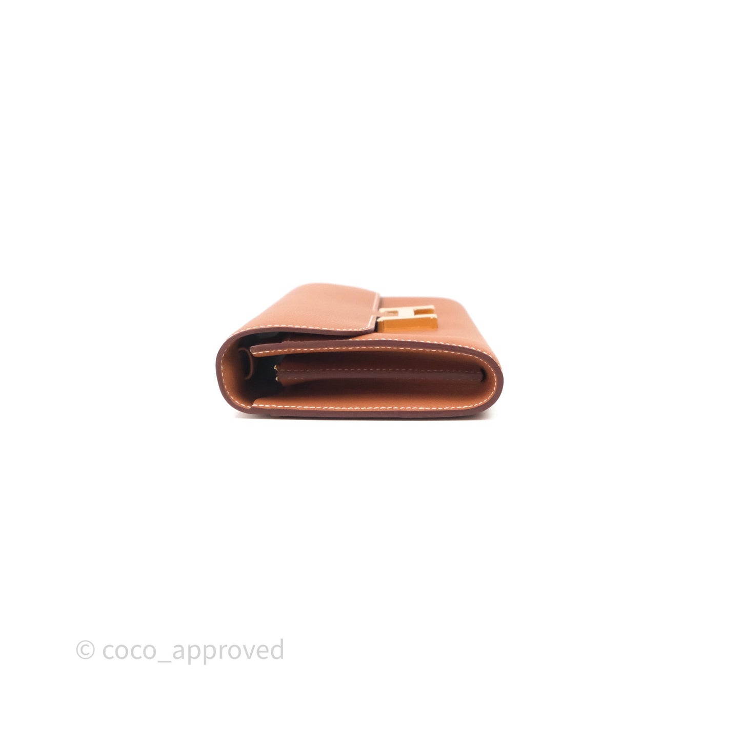 Hermès Constance Long To Go Wallet Gold 37 Evercolor Gold Hardware