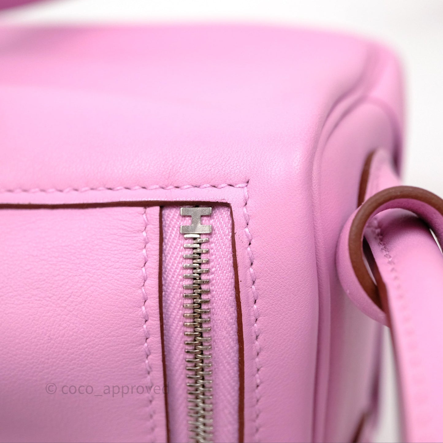 Hermès Mini Lindy 20 Swift Mauve Sylvestre X9 Palladium Hardware