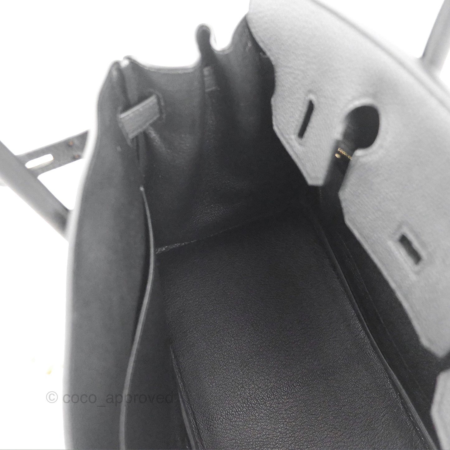 Hermès Birkin 30 Retourne Black Togo Gold Hardware