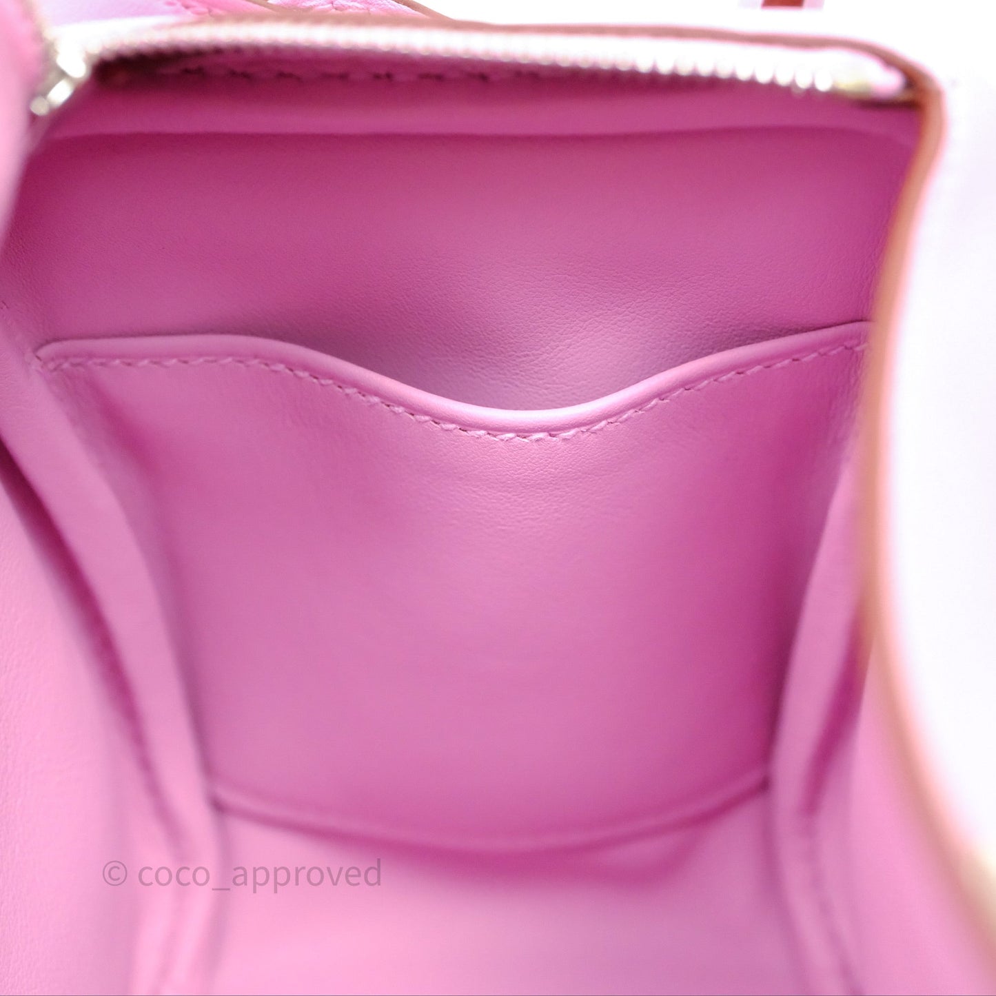 Hermès Mini Lindy 20 Swift Mauve Sylvestre X9 Palladium Hardware