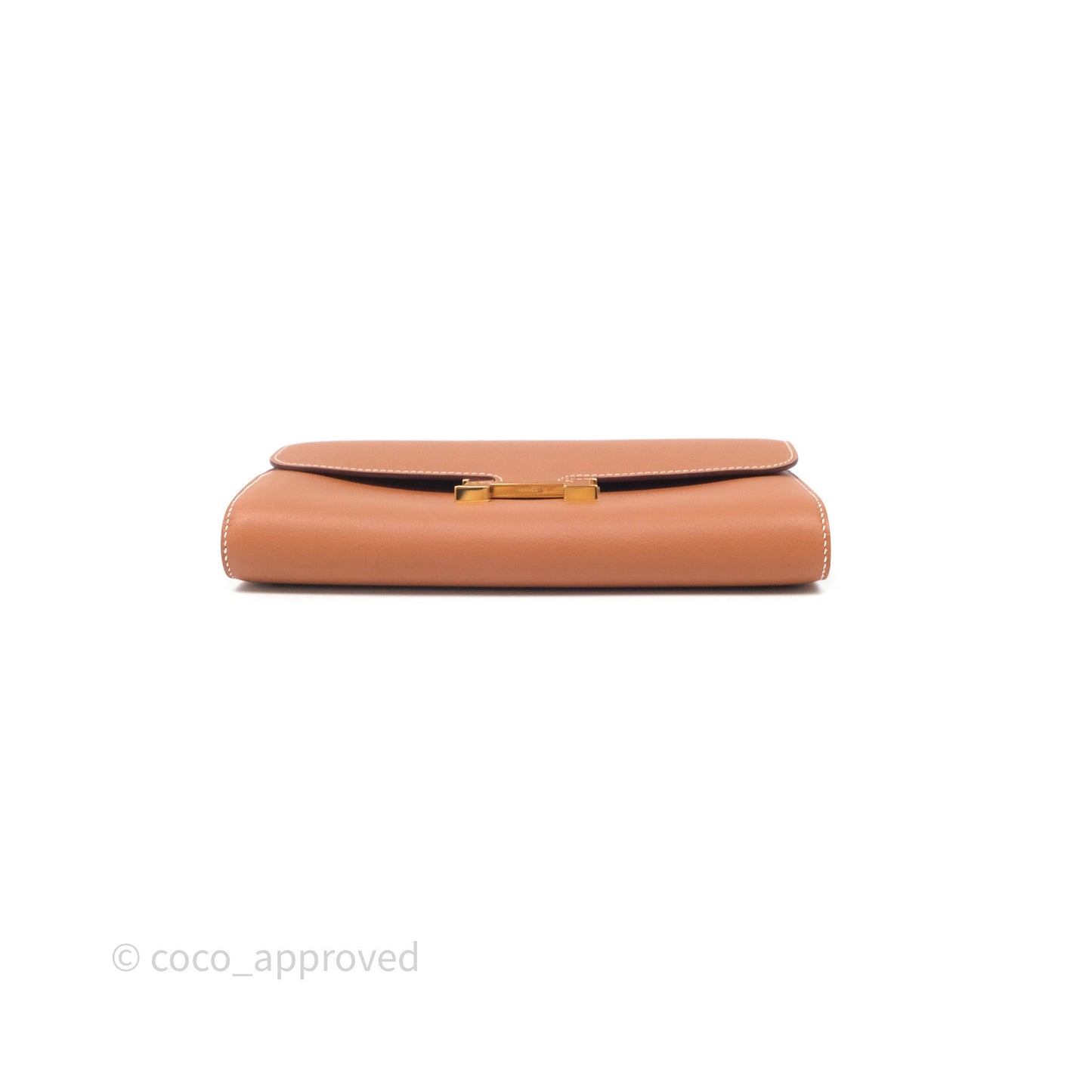 Hermès Constance Long To Go Wallet Gold 37 Evercolor Gold Hardware