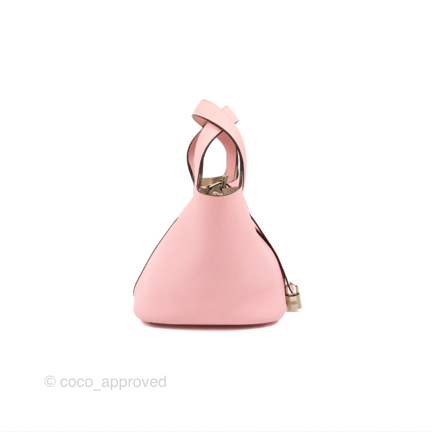 Hermès Picotin Lock 18 Rose Sakura Taurillon Clemence Palladium Hardware