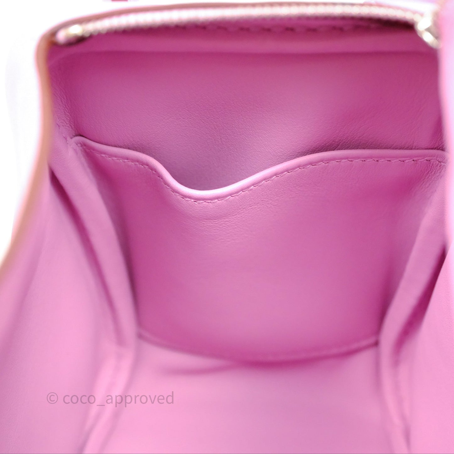 Hermès Mini Lindy 20 Swift Mauve Sylvestre X9 Palladium Hardware