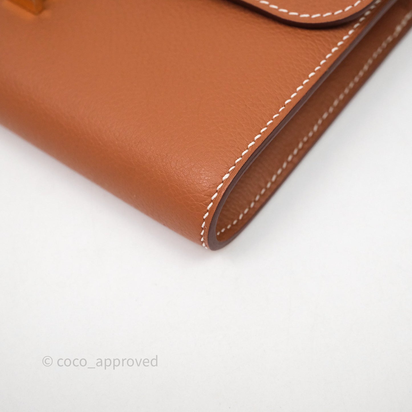 Hermès Constance Long To Go Wallet Gold 37 Evercolor Gold Hardware