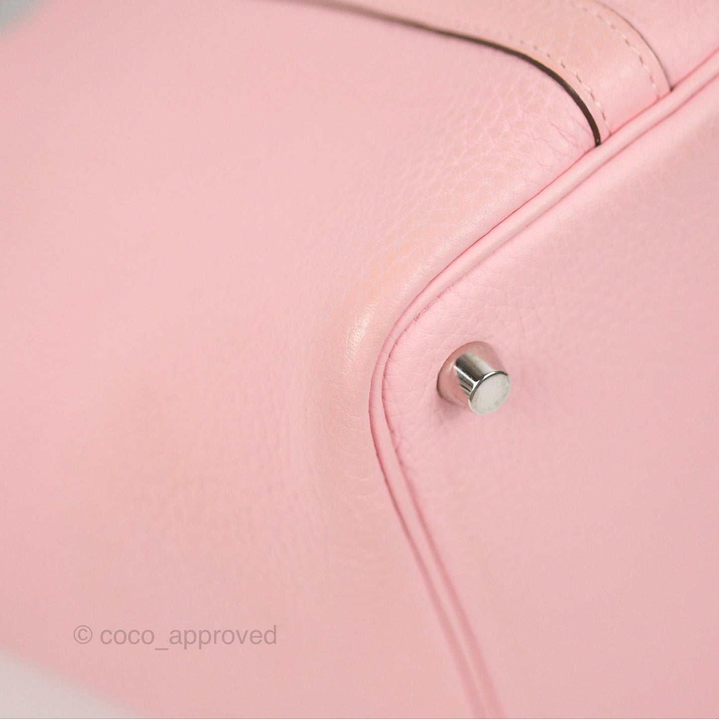 Hermès Picotin Lock 18 Rose Sakura Taurillon Clemence Palladium Hardware