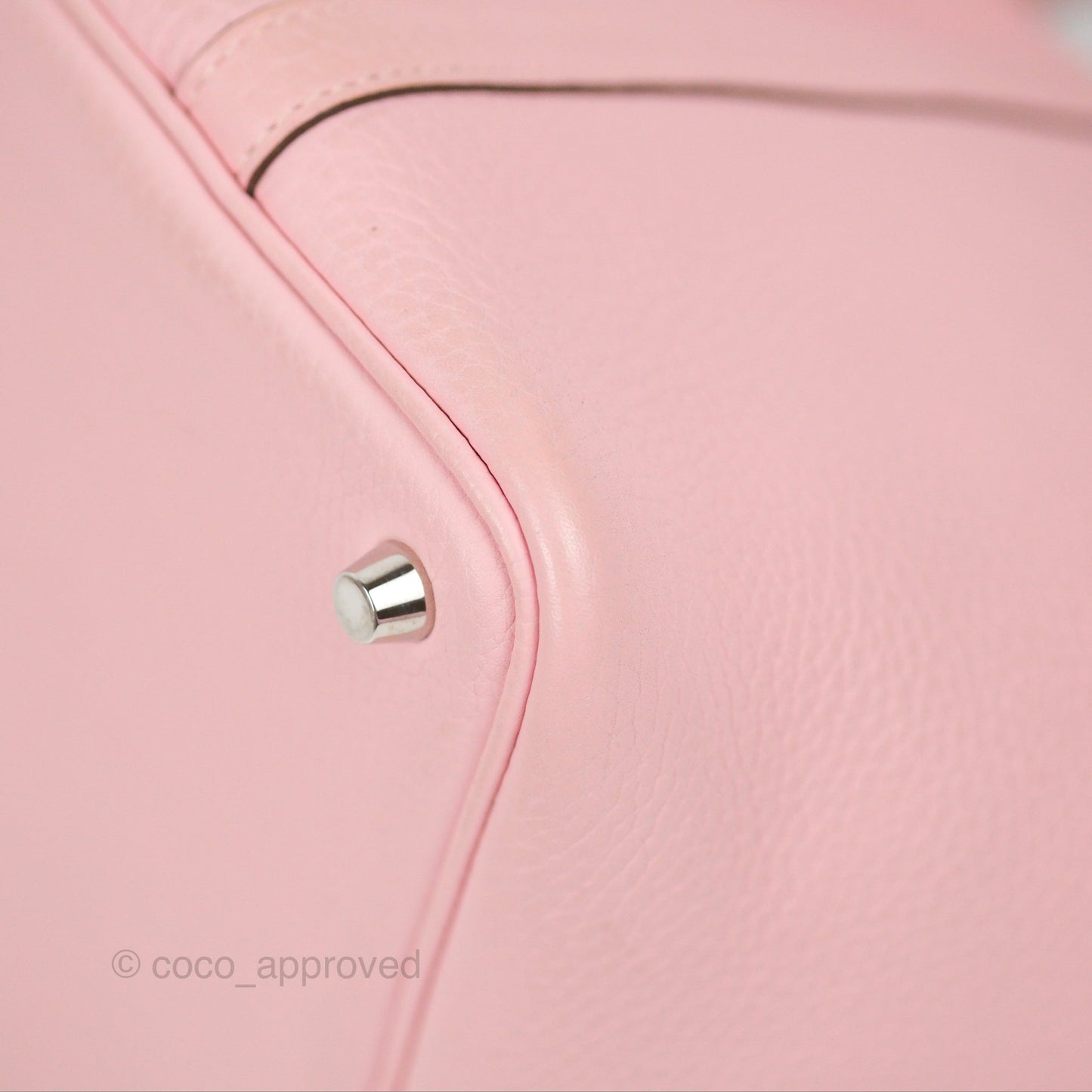Hermès Picotin Lock 18 Rose Sakura Taurillon Clemence Palladium Hardware