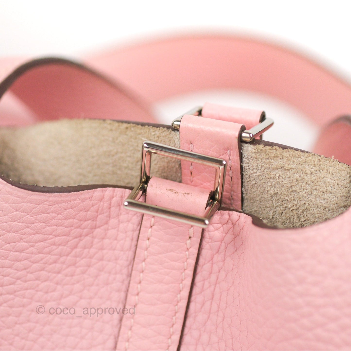 Hermès Picotin Lock 18 Rose Sakura Taurillon Clemence Palladium Hardware