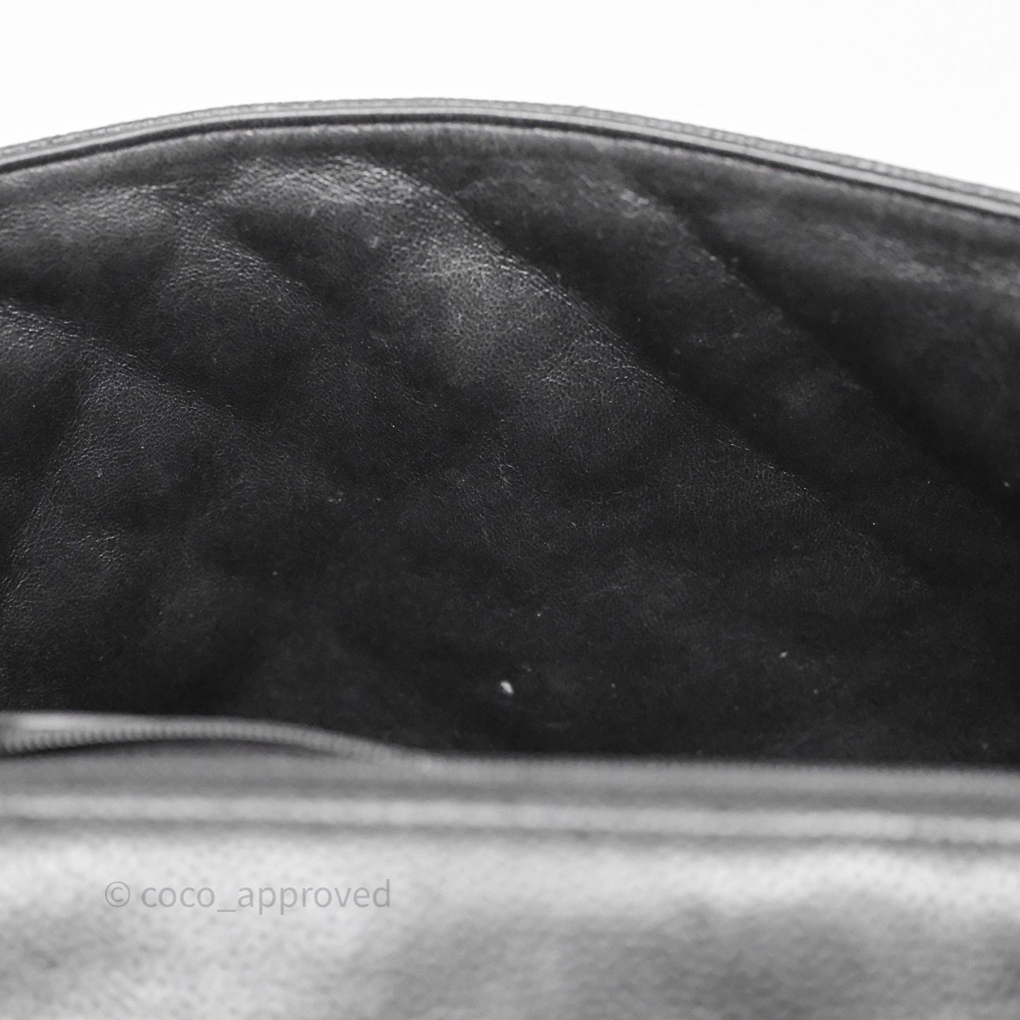 Chanel Jumbo Single Flap Black Caviar Silver Hardware