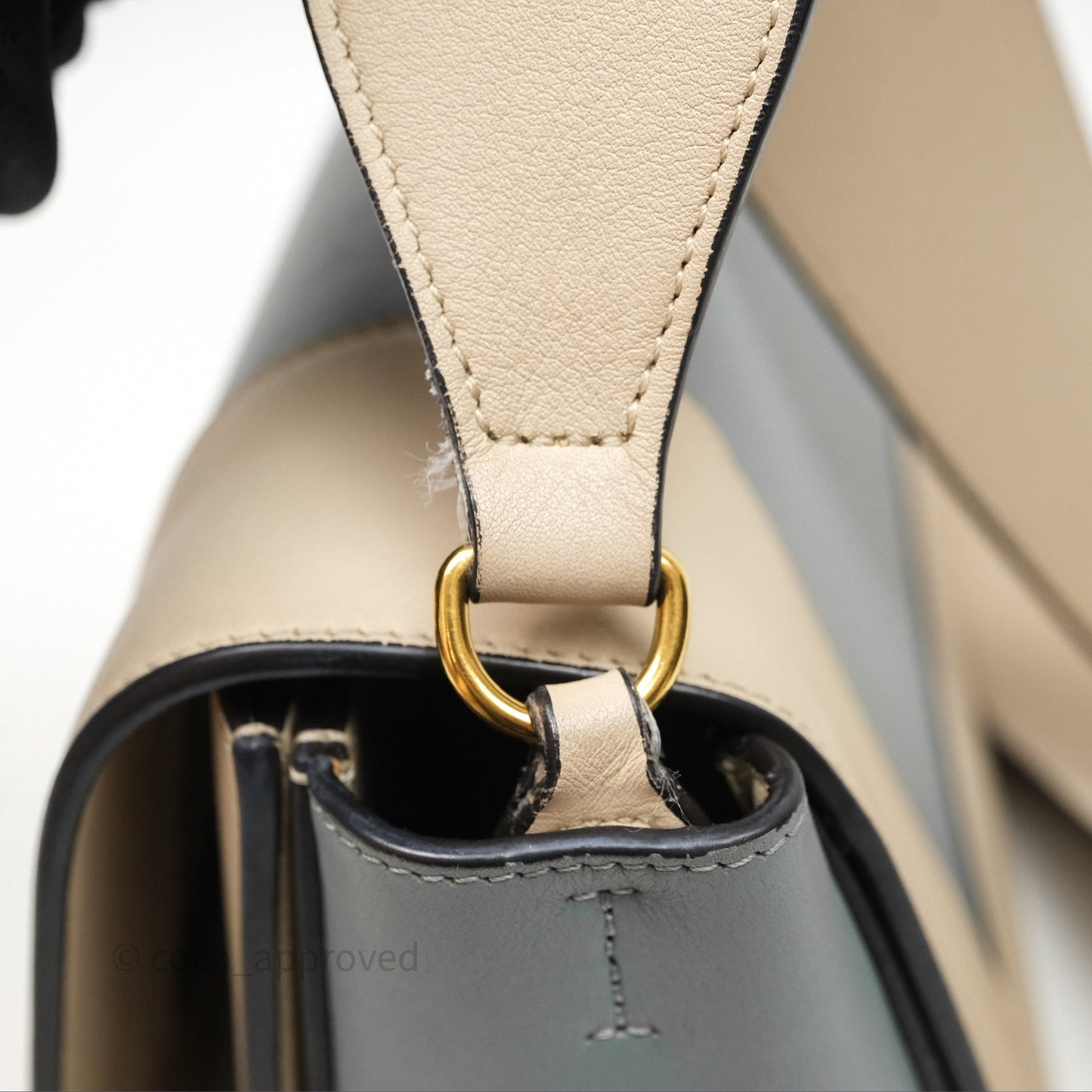 Celine Frame Bag Blue & Optic White