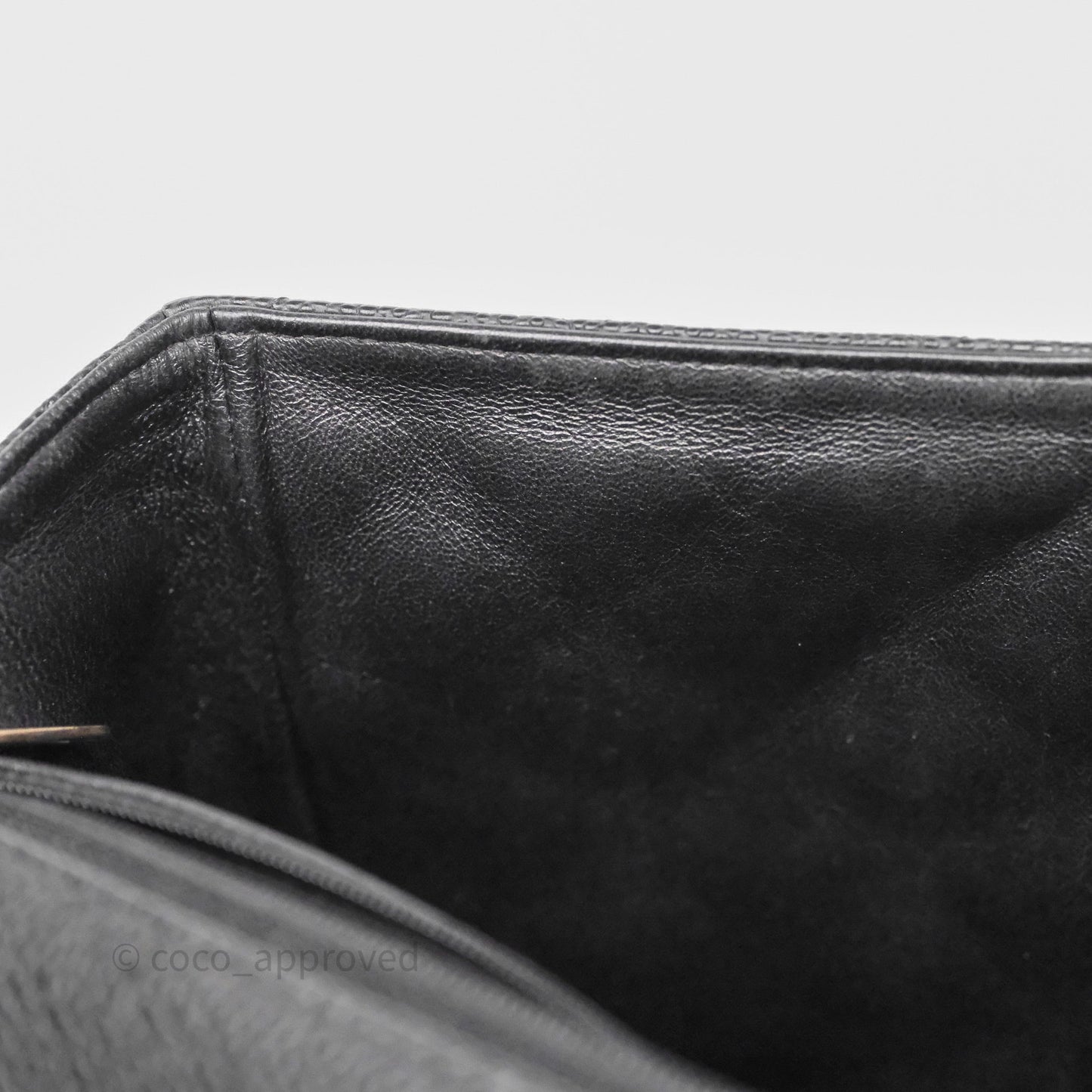 Chanel Jumbo Single Flap Black Caviar Silver Hardware