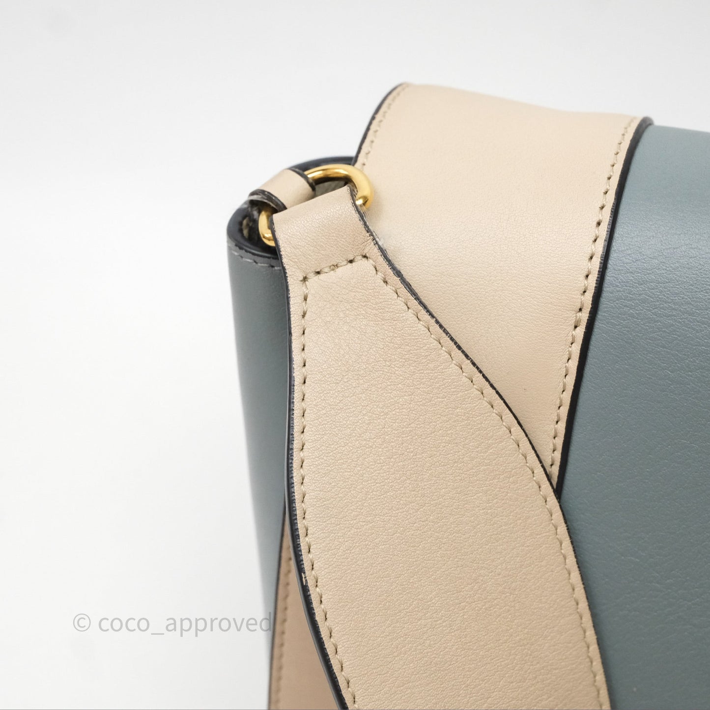 Celine Frame Bag Blue & Optic White