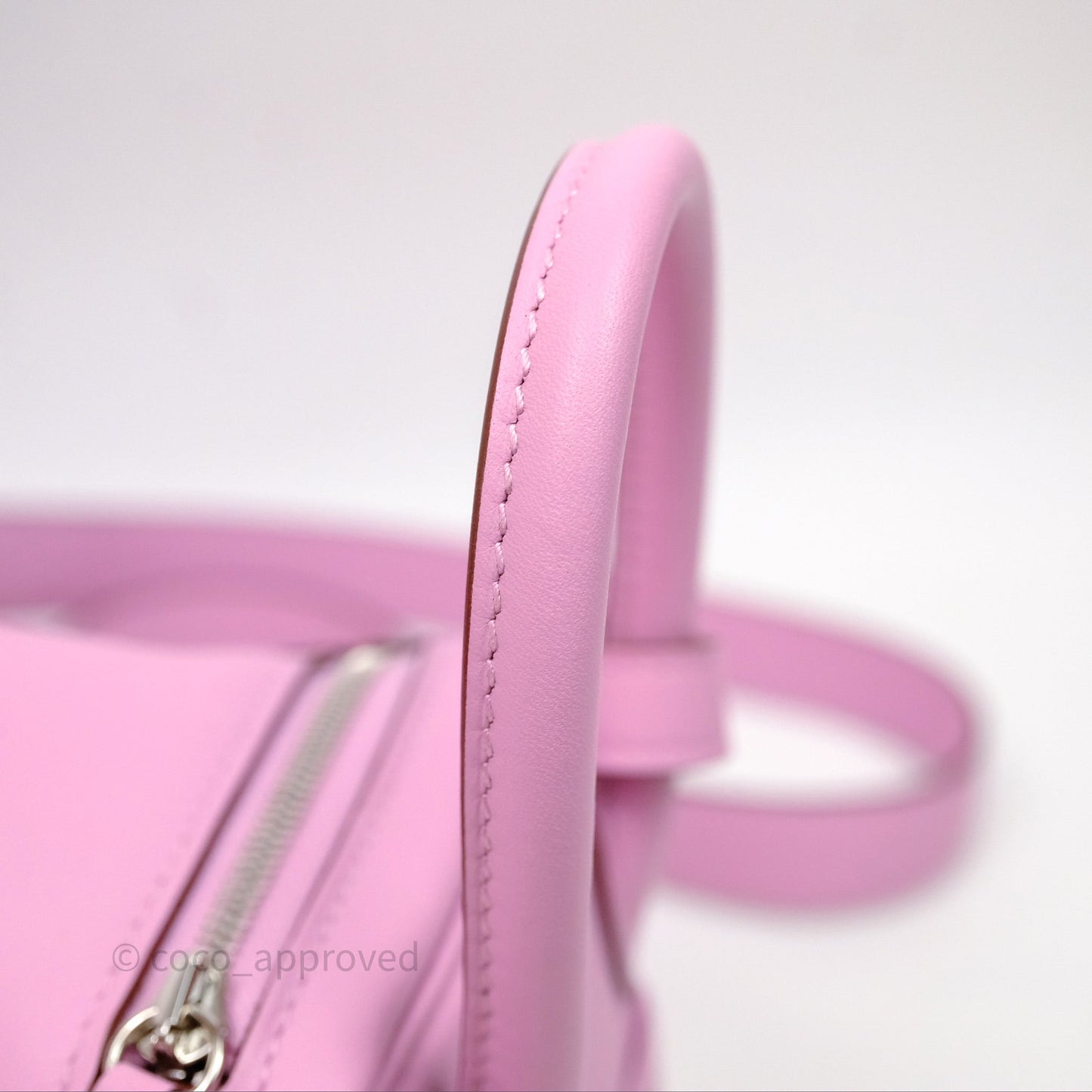 Hermès Mini Lindy 20 Swift Mauve Sylvestre X9 Palladium Hardware
