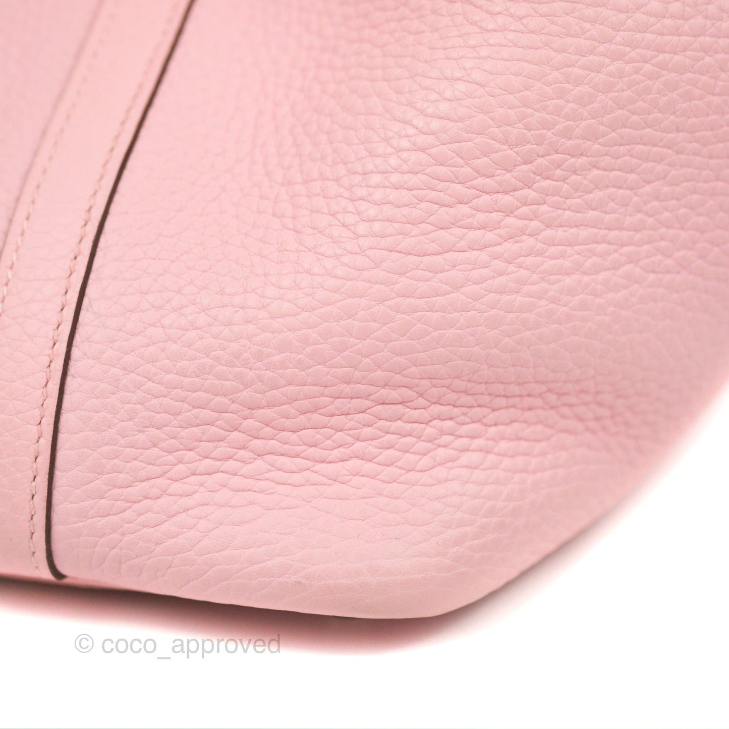 Hermès Picotin Lock 18 Rose Sakura Taurillon Clemence Palladium Hardware
