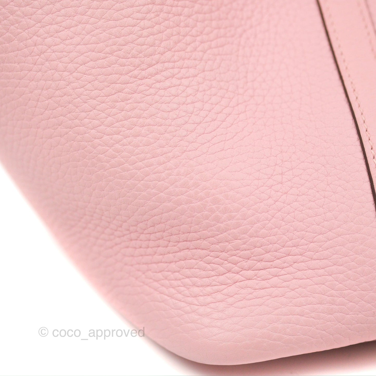 Hermès Picotin Lock 18 Rose Sakura Taurillon Clemence Palladium Hardware
