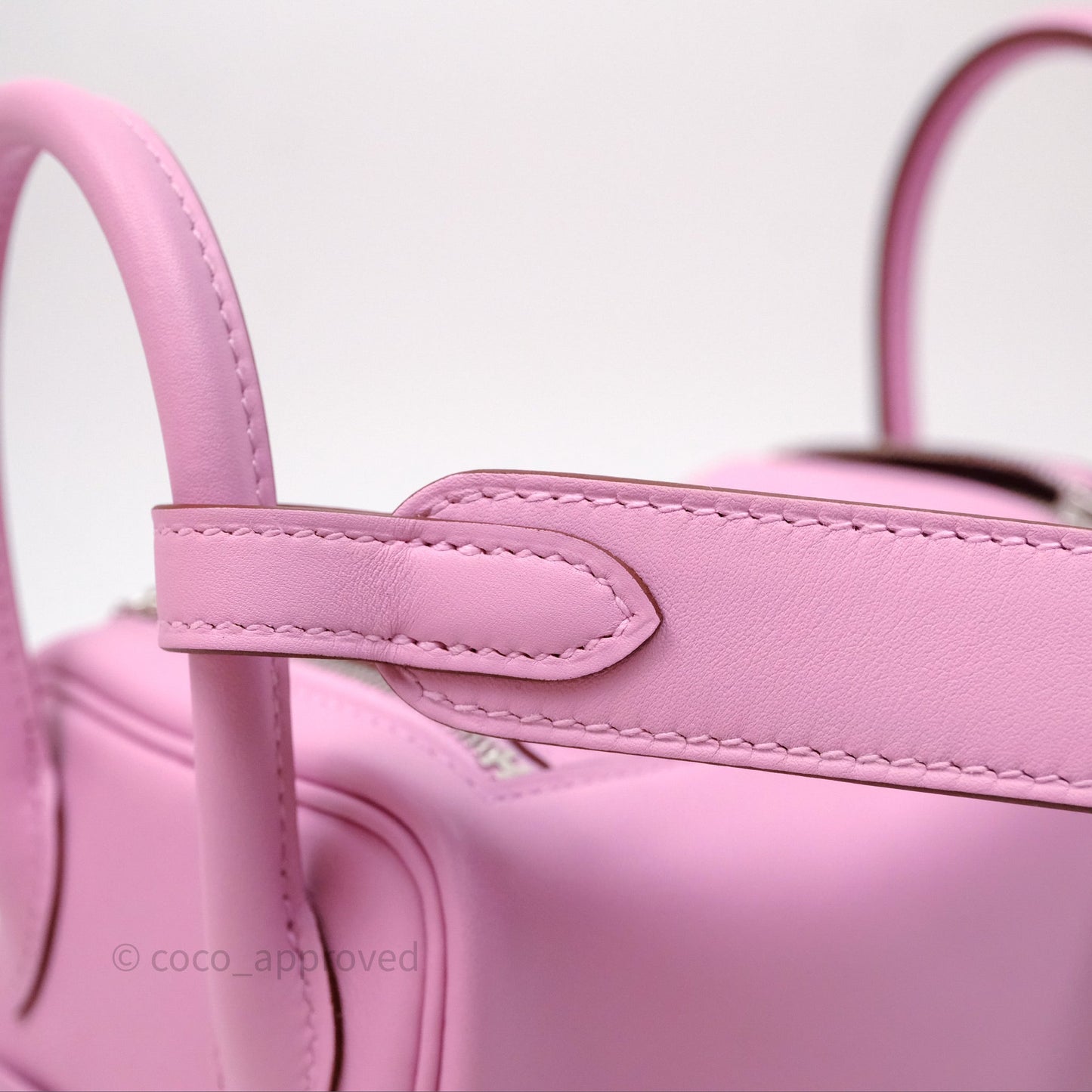 Hermès Mini Lindy 20 Swift Mauve Sylvestre X9 Palladium Hardware