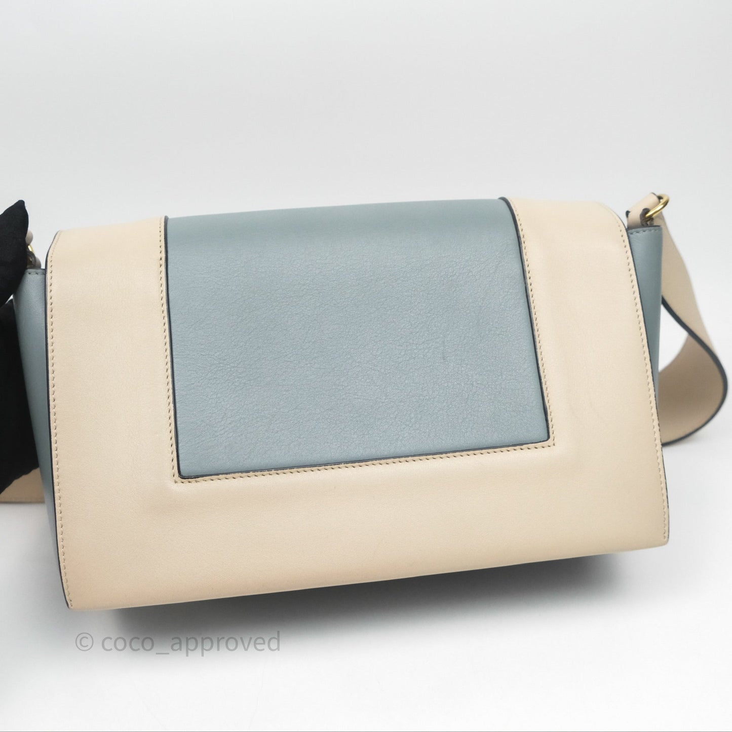 Celine Frame Bag Blue & Optic White
