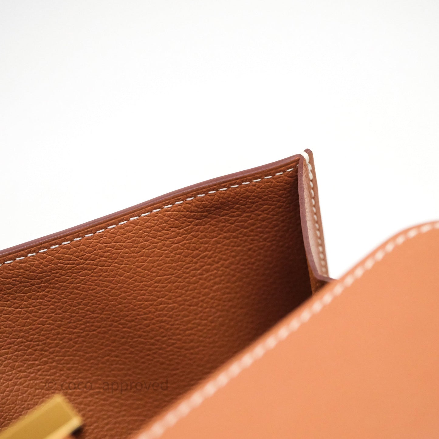 Hermès Constance Long To Go Wallet Gold 37 Evercolor Gold Hardware
