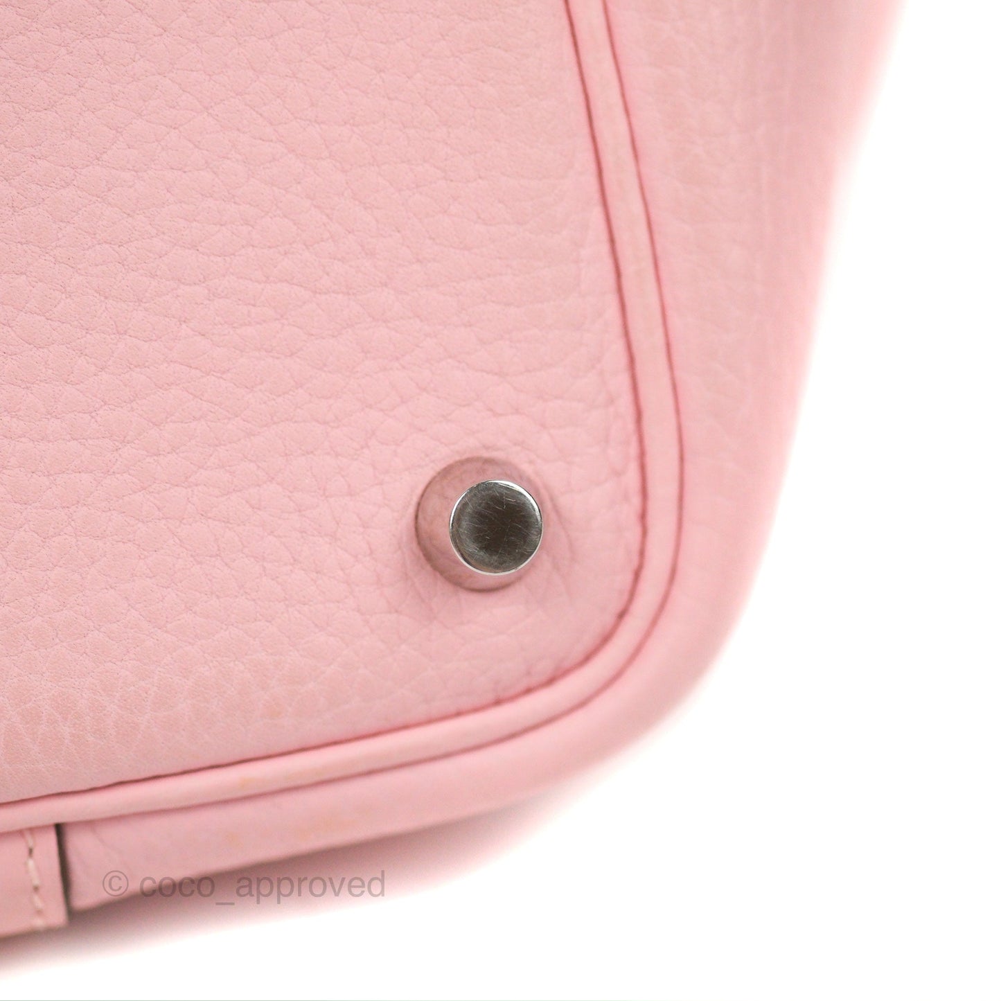Hermès Picotin Lock 18 Rose Sakura Taurillon Clemence Palladium Hardware