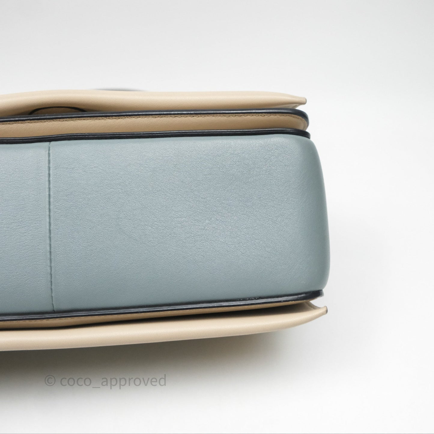 Celine Frame Bag Blue & Optic White