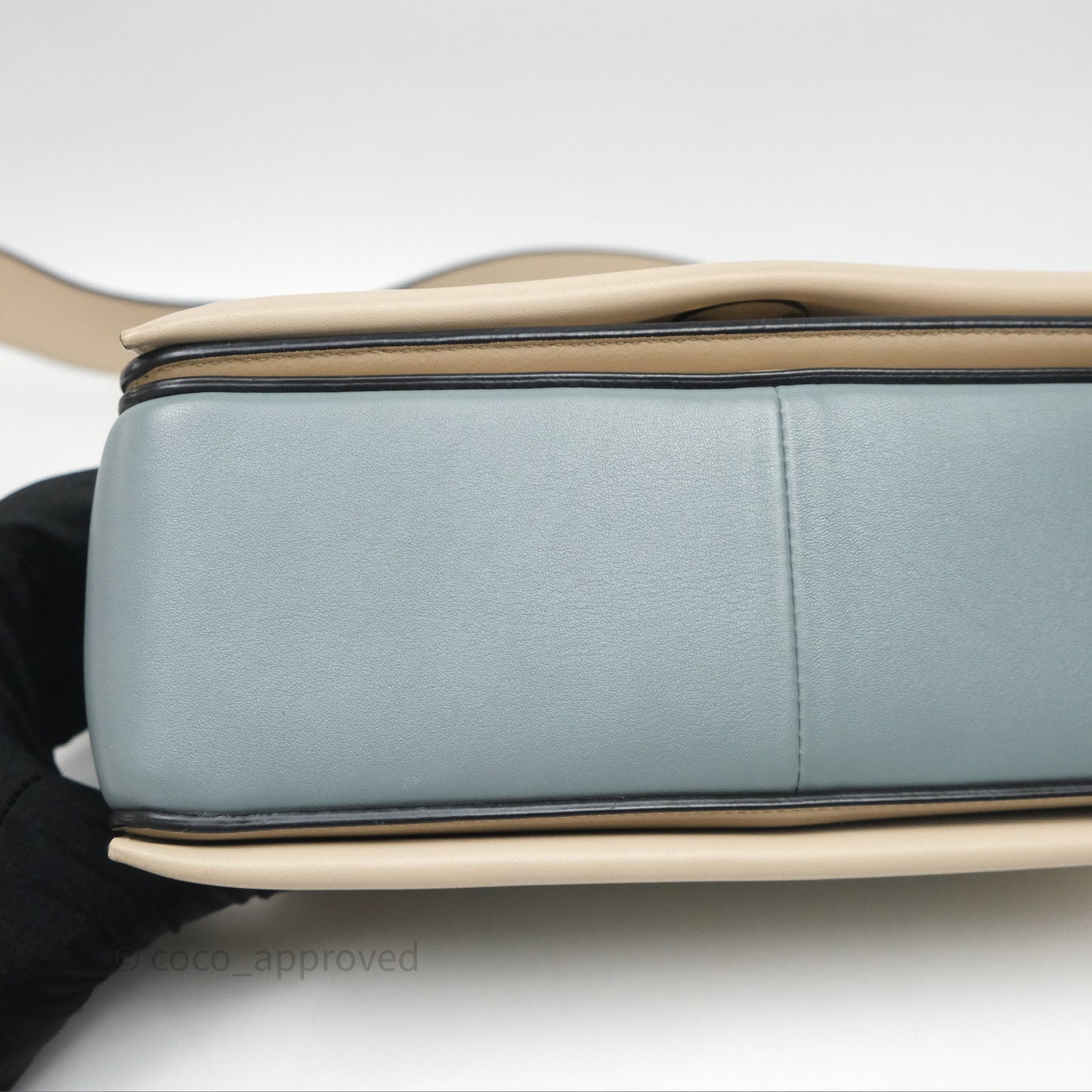 Celine Frame Bag Blue & Optic White