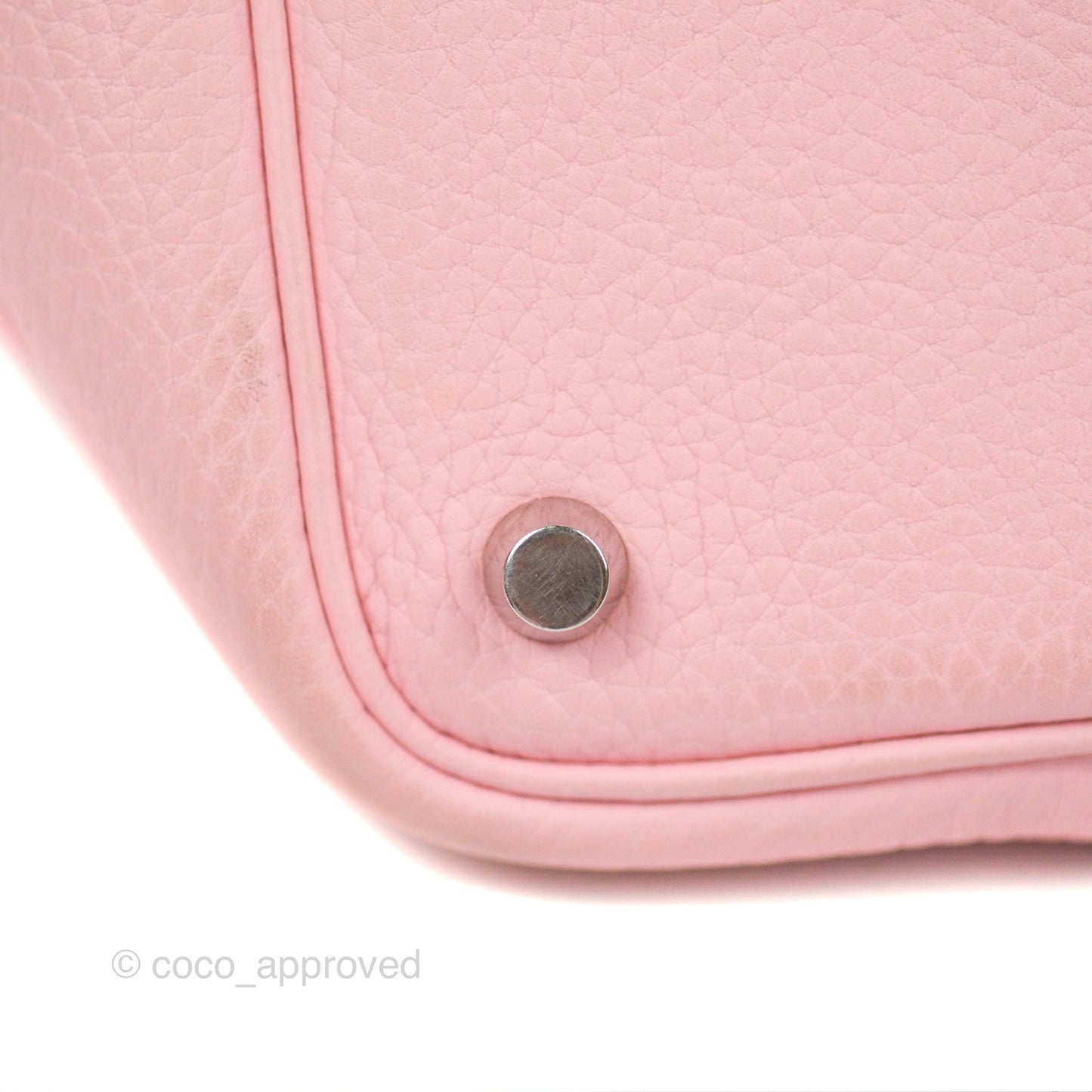 Hermès Picotin Lock 18 Rose Sakura Taurillon Clemence Palladium Hardware