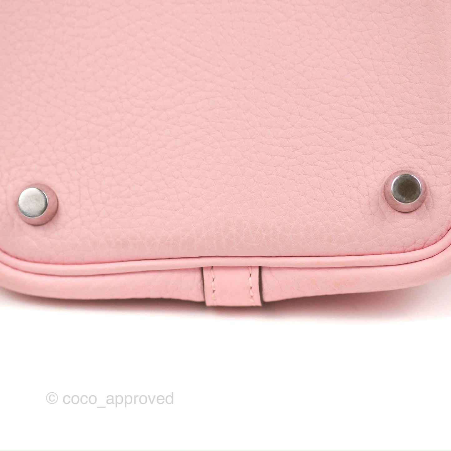 Hermès Picotin Lock 18 Rose Sakura Taurillon Clemence Palladium Hardware