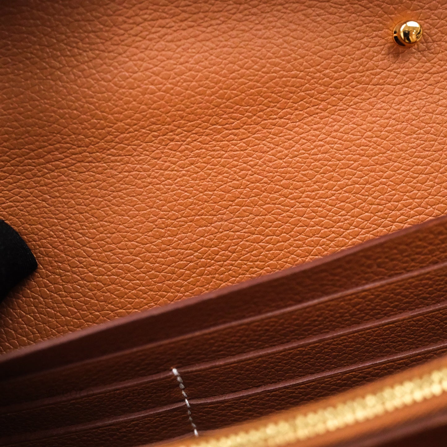 Hermès Constance Long To Go Wallet Gold 37 Evercolor Gold Hardware