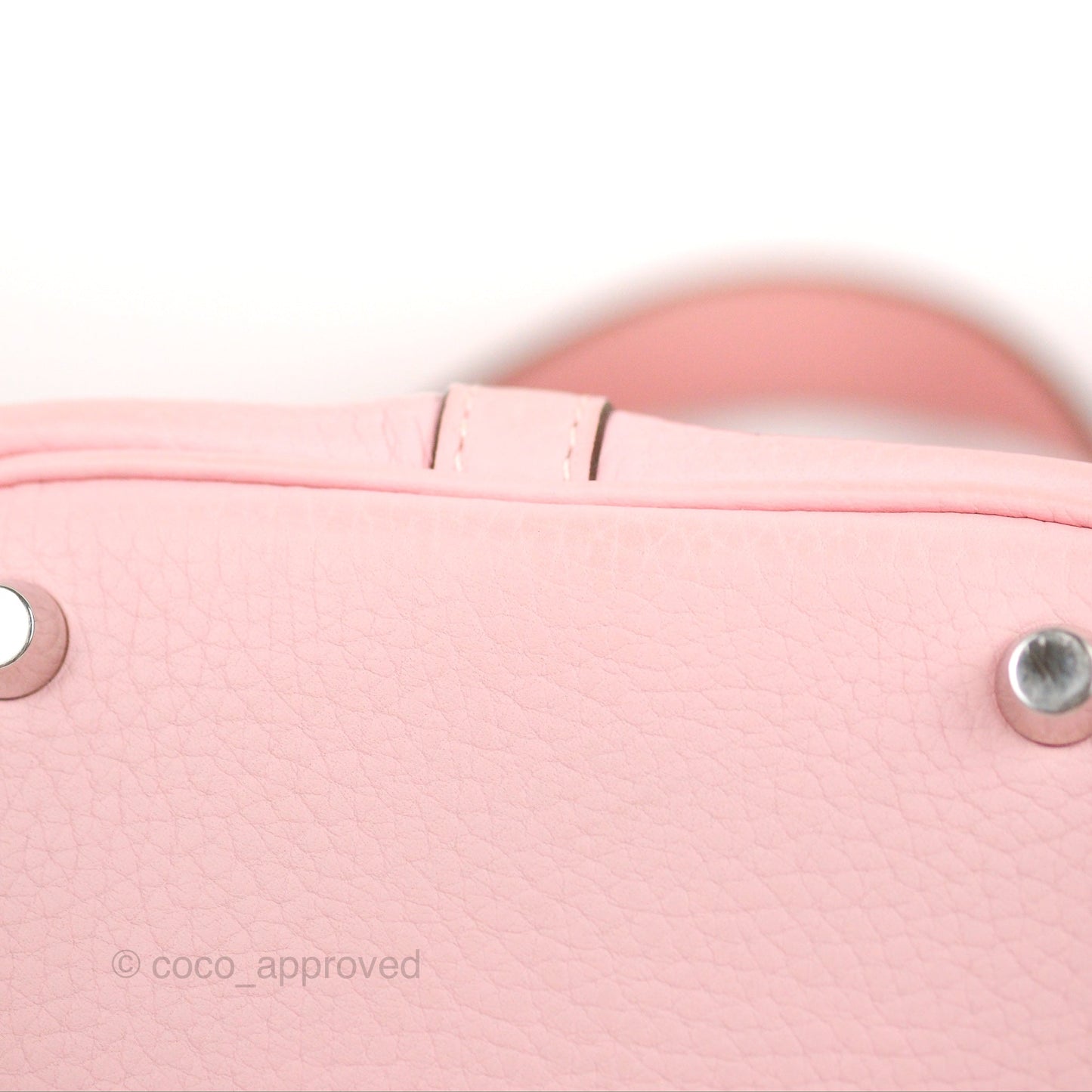 Hermès Picotin Lock 18 Rose Sakura Taurillon Clemence Palladium Hardware