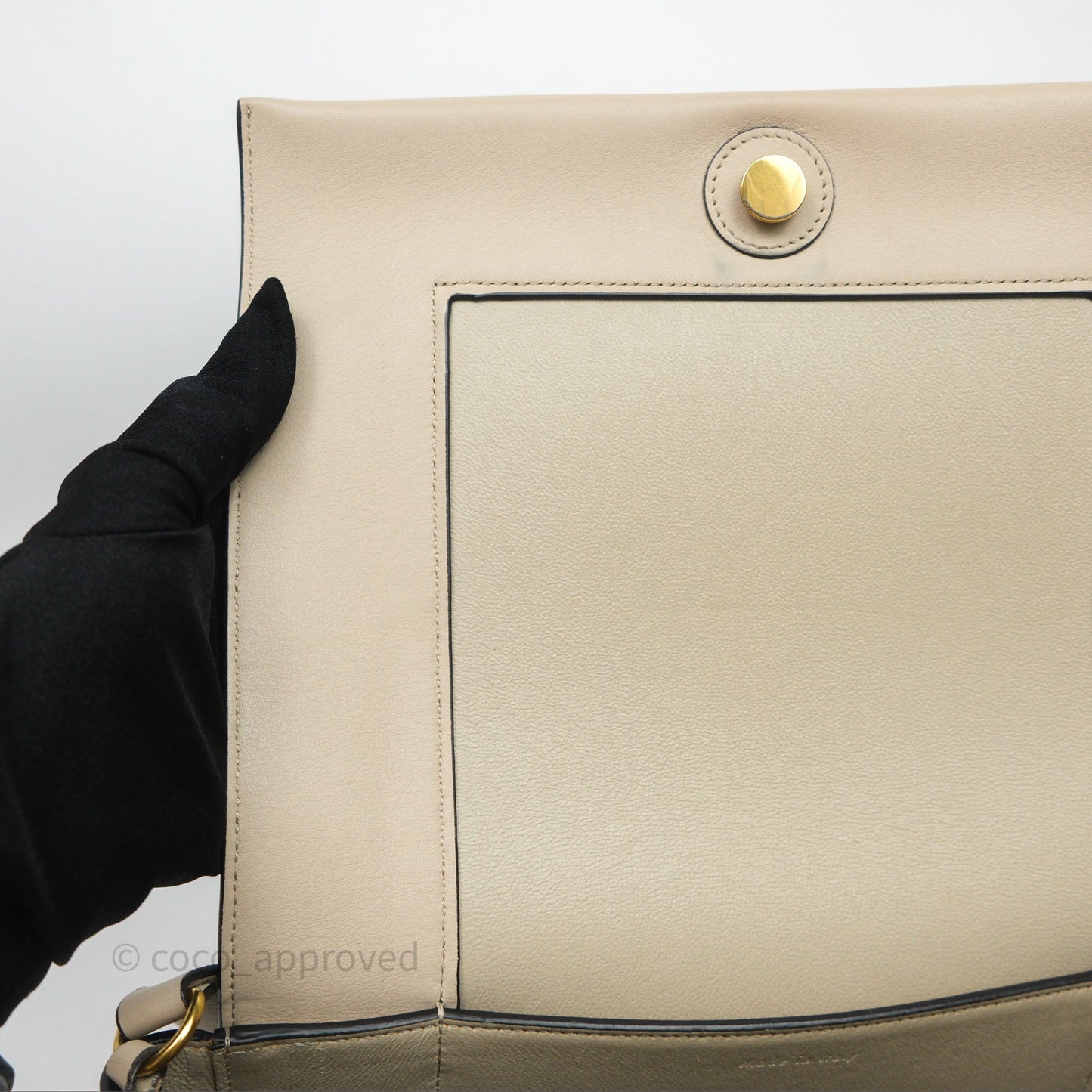 Celine Frame Bag Blue & Optic White
