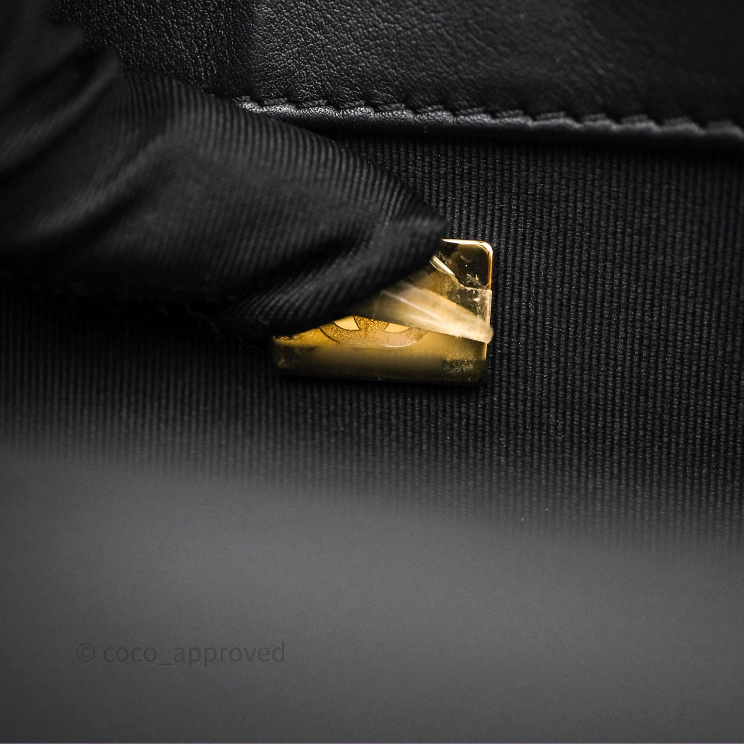 Chanel Small Boy Quilted Black Calfskin Aged Gold Hardware