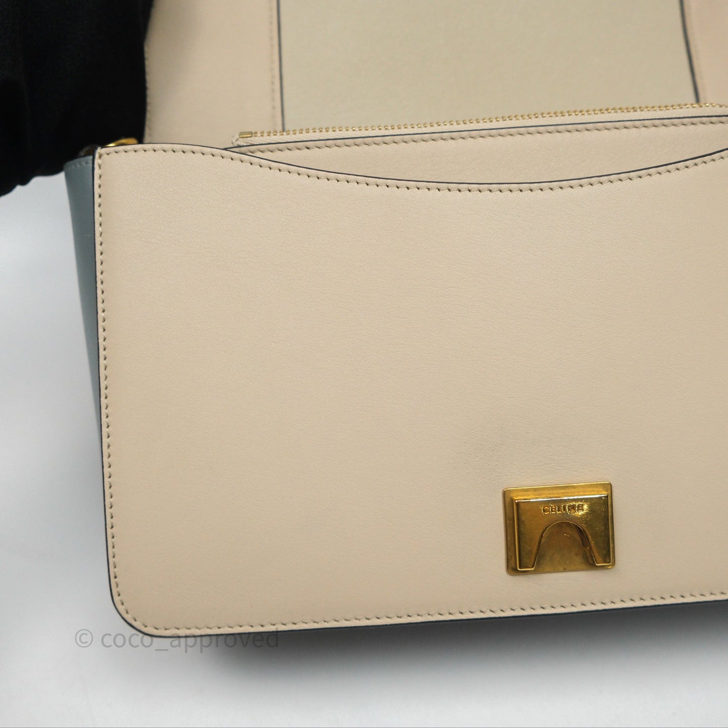 Celine Frame Bag Blue & Optic White