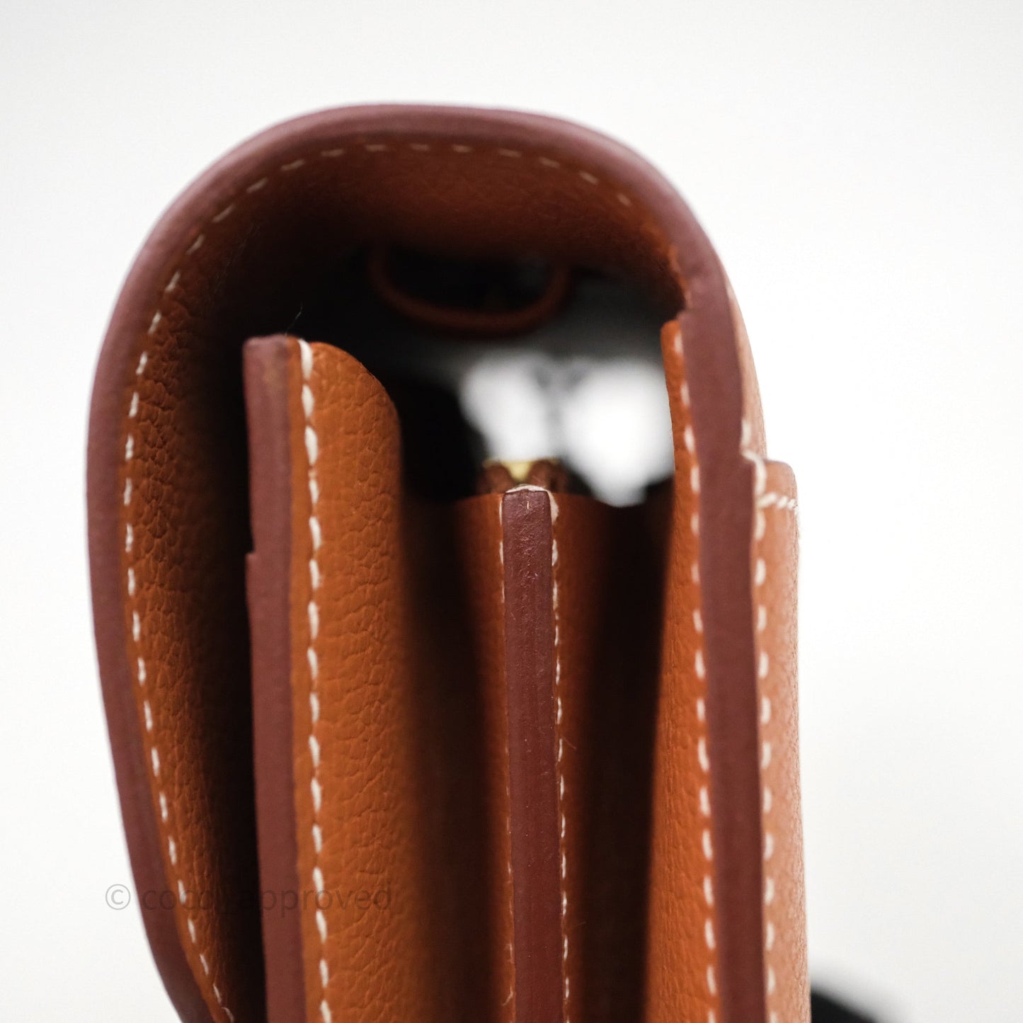 Hermès Constance Long To Go Wallet Gold 37 Evercolor Gold Hardware