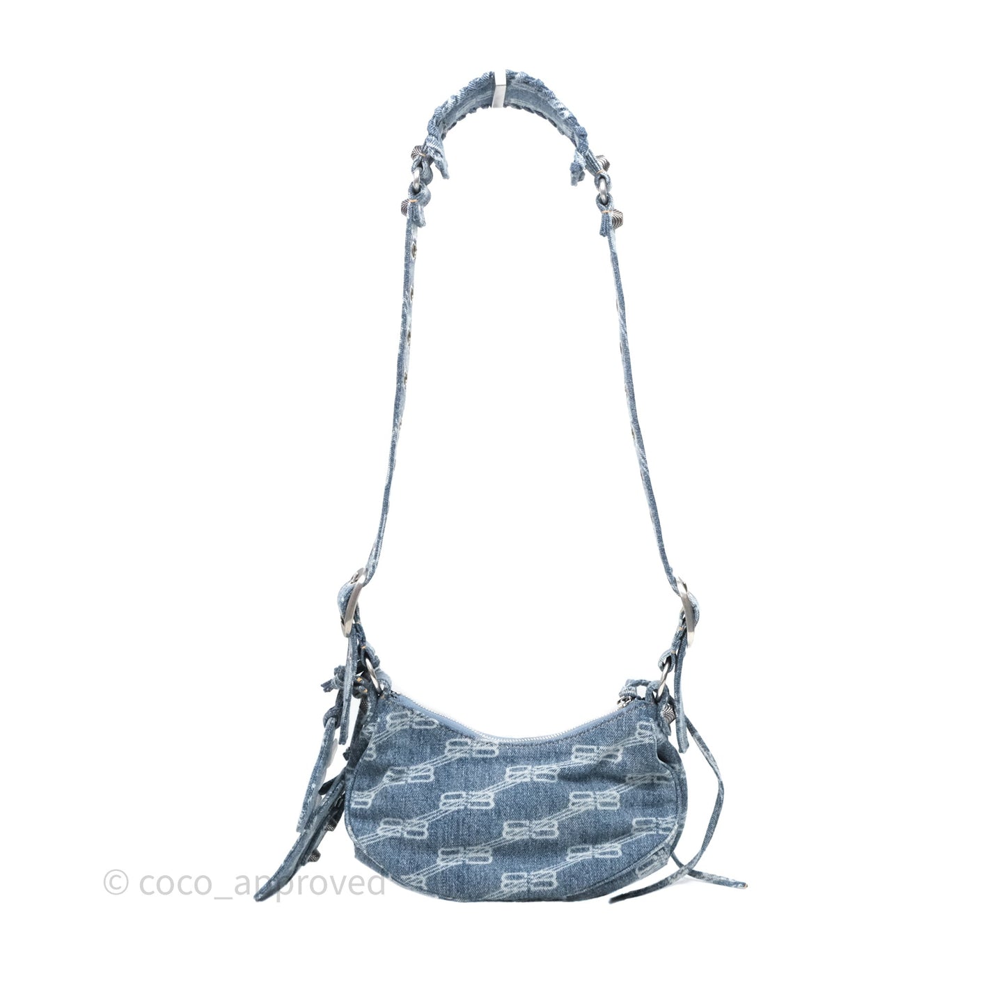 Balenciaga Le Cagole Denim Shoulder Bag