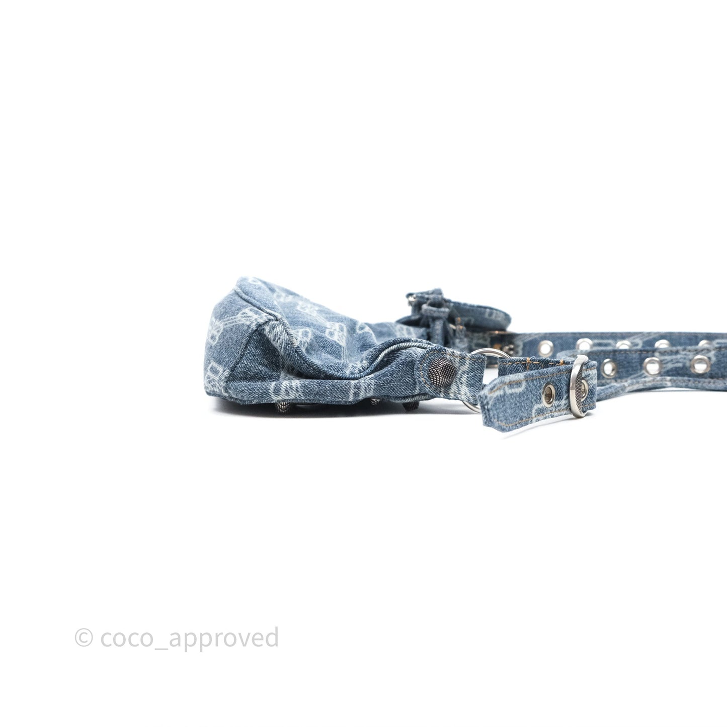 Balenciaga Le Cagole Denim Shoulder Bag